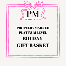 Load image into Gallery viewer, BID DAY BASKET {PLATINUM}