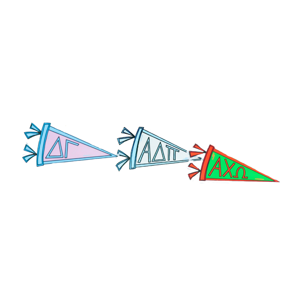 Sorority Acrylic Shelfie ~ Pennant
