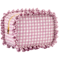Customized Ruffle Cosmetic Bag – Lilac