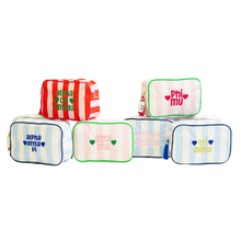 Load image into Gallery viewer, Sororoity Cabana Striped Bag
