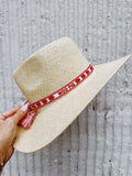 Woo Pig Embroidered Hat Band Razorback Arkansas School Spirit