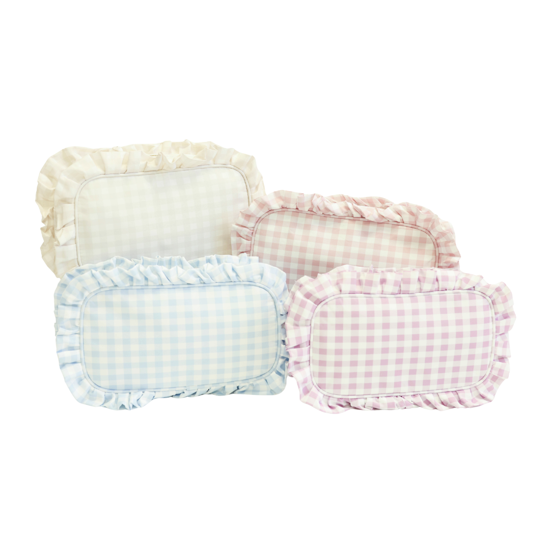 Ruffle Cosmetic Bag