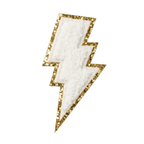 Lightening Bolt Chenille Patches