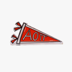 Alpha Omicron Pi Acrylic Pennant Ornament