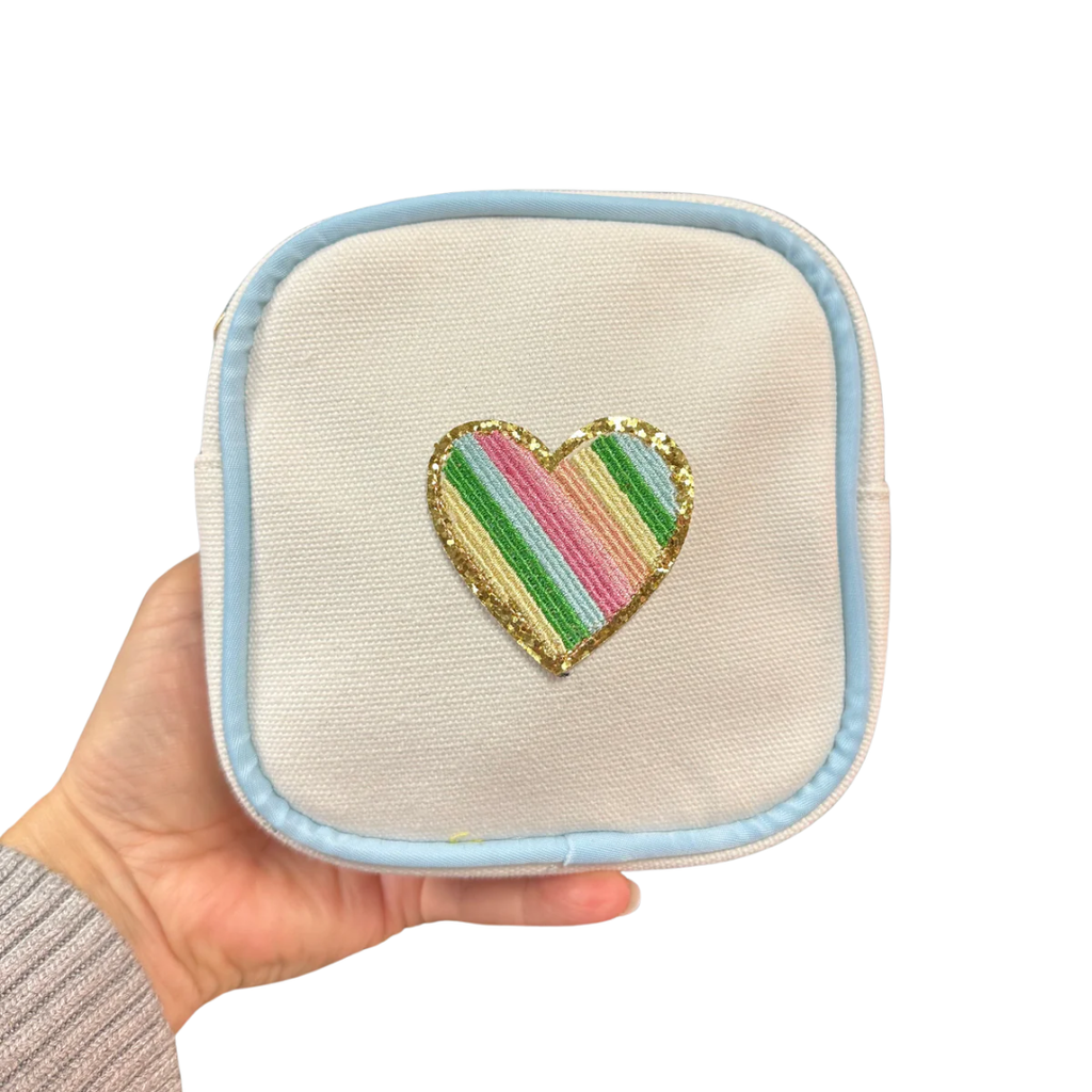 Canvas Cosmetic Bag ~ Large