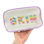 Canvas Cosmetic Bag ~ Large