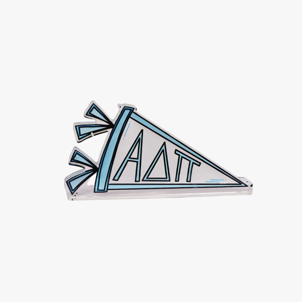 Alpha Delta Pi Acrylic Pennant Ornament