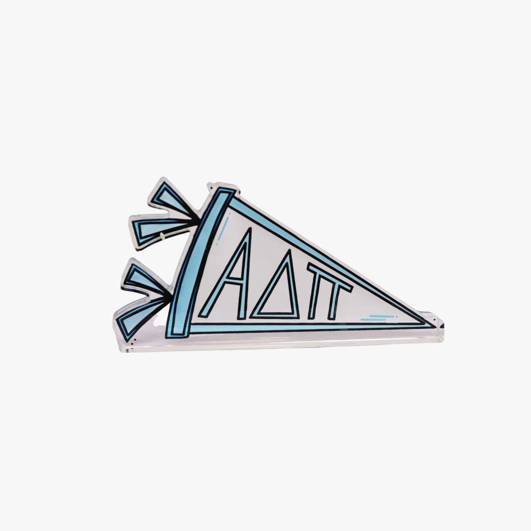 Alpha Delta Pi Acrylic Pennant Ornament