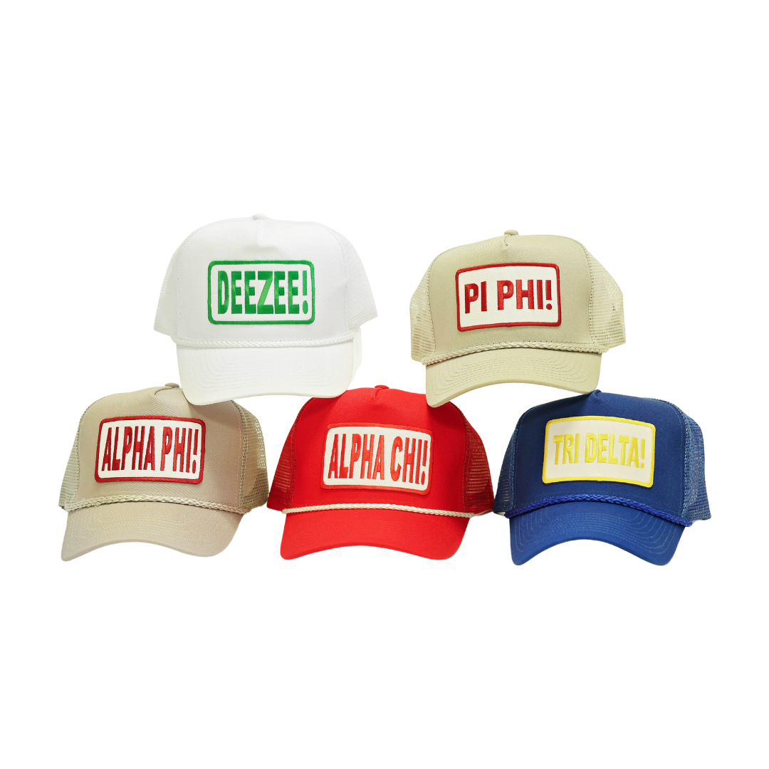 Sorority Patch Trucker  Hats