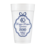 Custom Dorm Cups Styrofoam set of 100