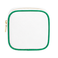 Customized Canvas Cosmetic Bag – Mint Green