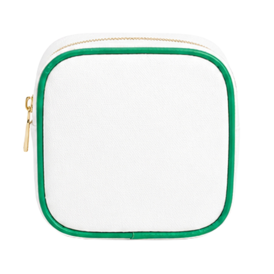 Customized Canvas Cosmetic Bag – Mint Green