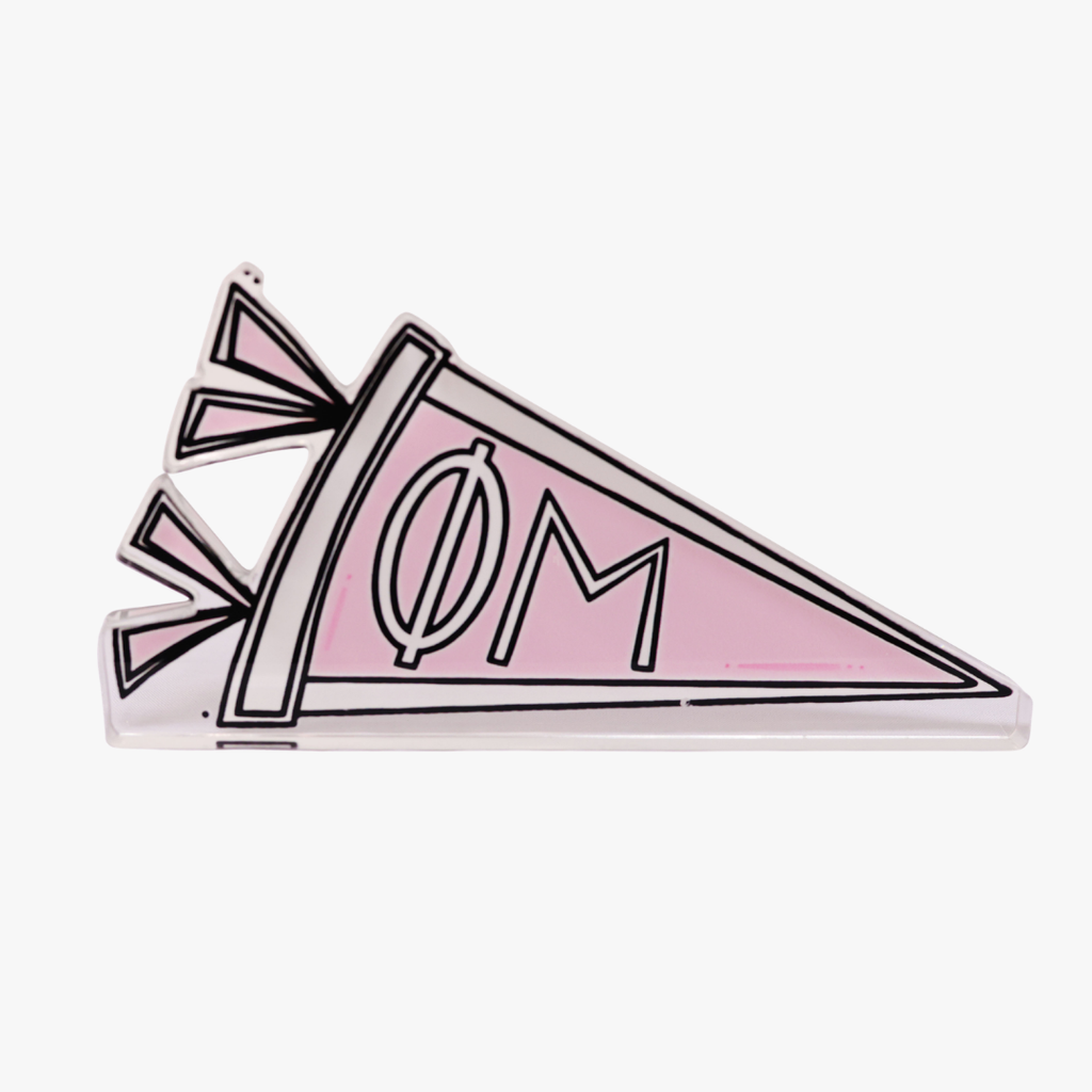 Alpha Phi - Acrylic Pennant Ornament