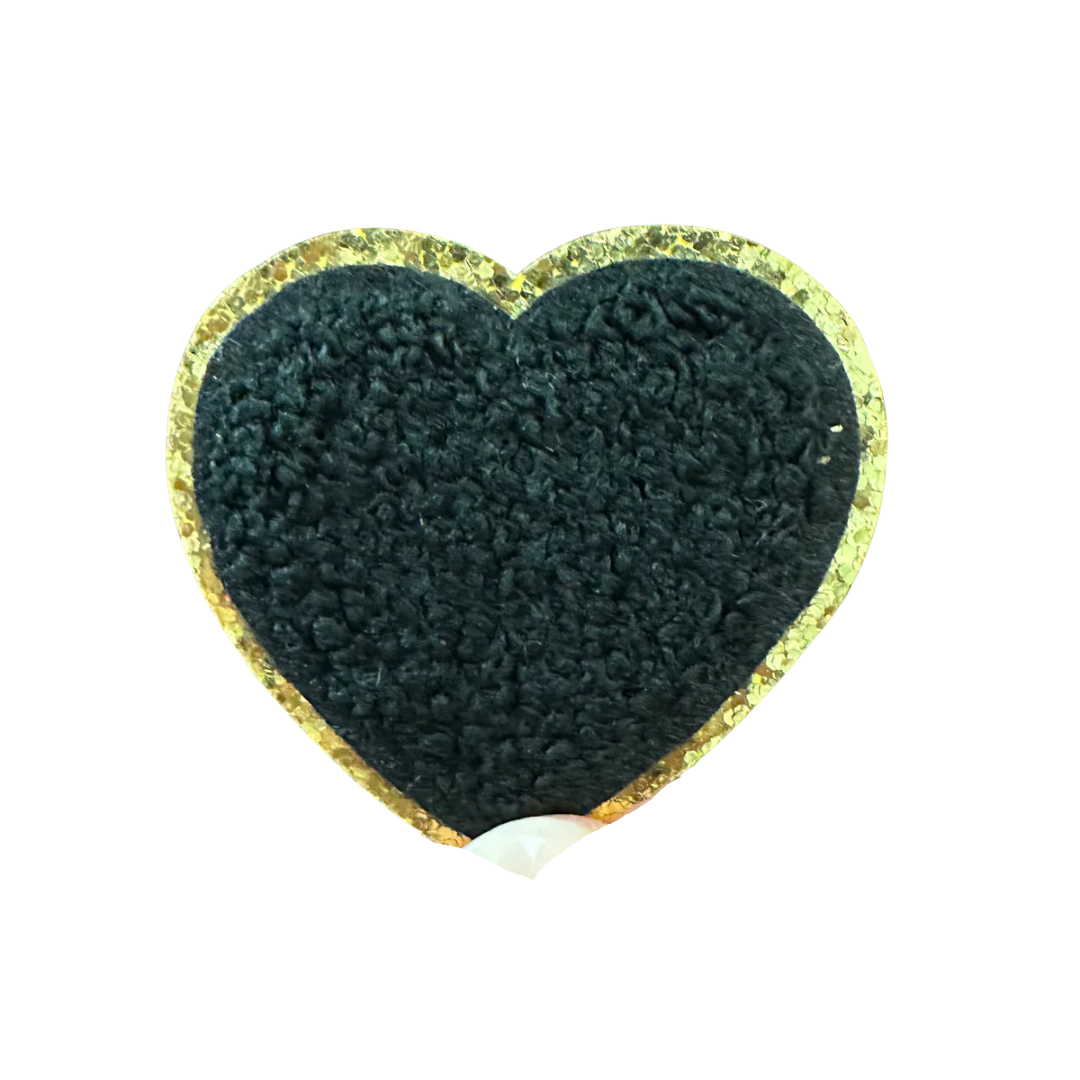 Mini Heart Chenille Patch