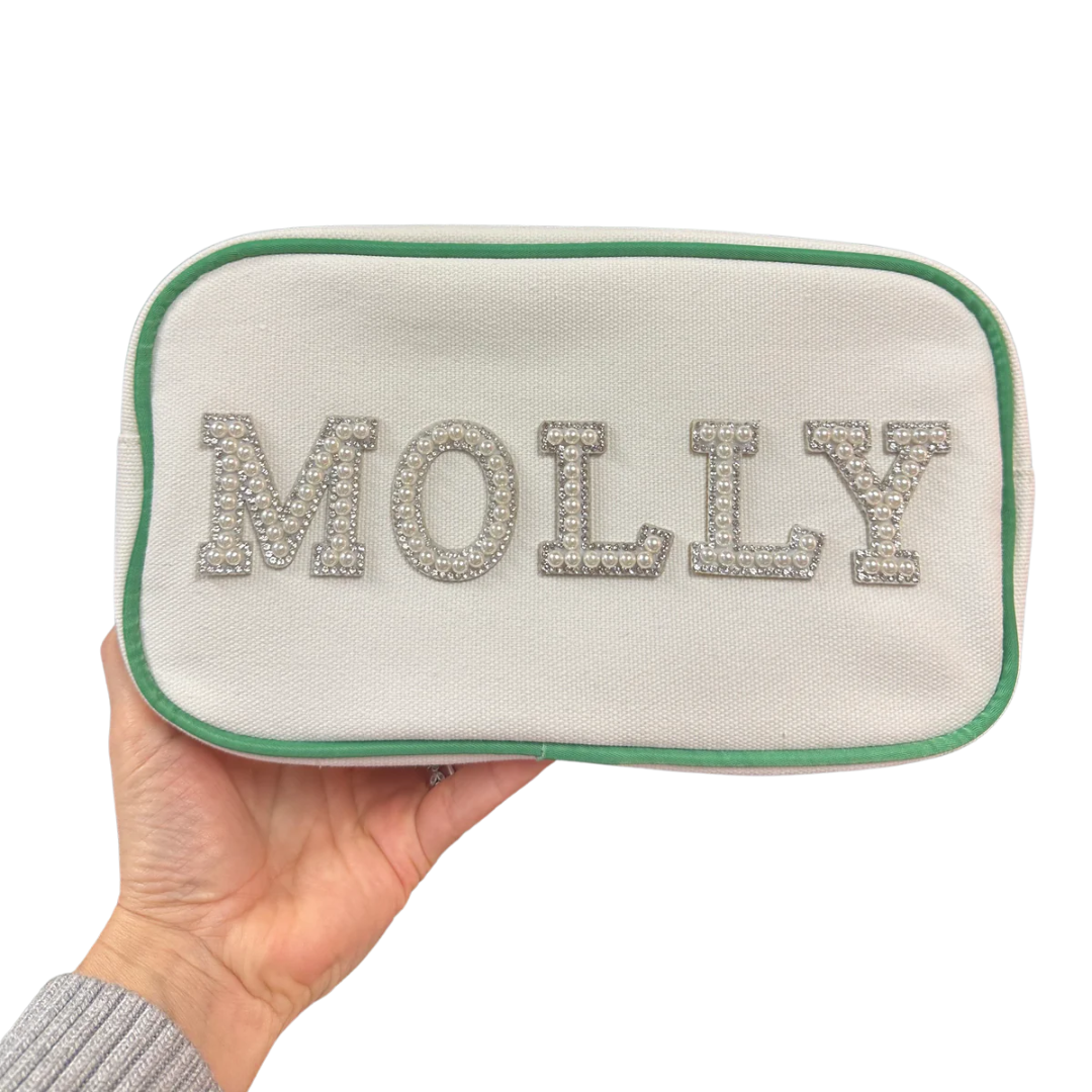 Canvas Cosmetic Bag ~ Large