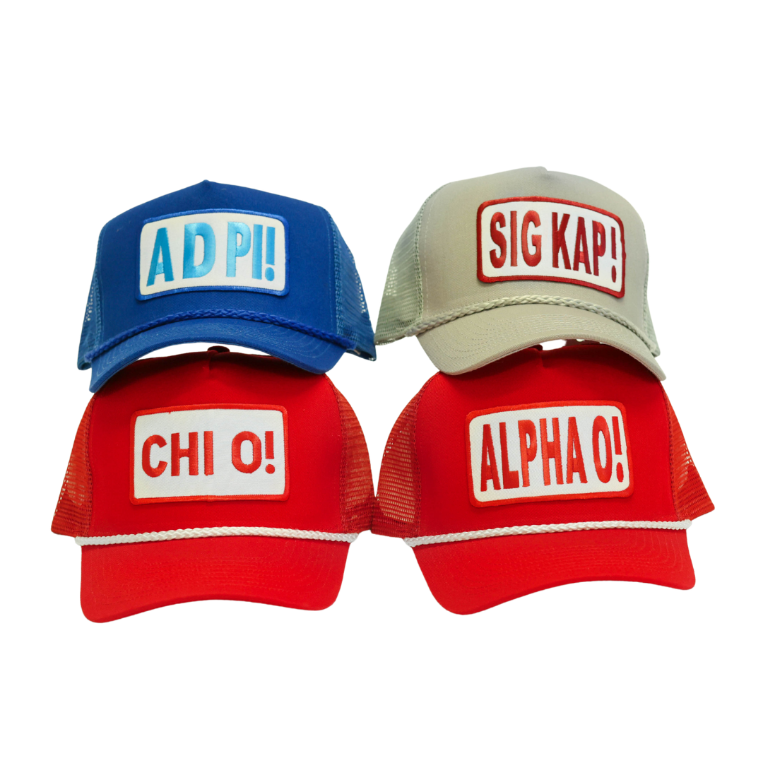 Sorority Patch Trucker  Hats