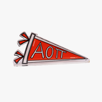 Alpha Omicron Pi Acrylic Pennant Ornament