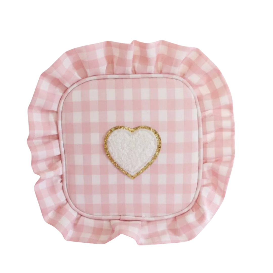 Ruffle Cosmetic Bag