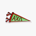 Alpha Chi Omega Acrylic Pennant Ornament