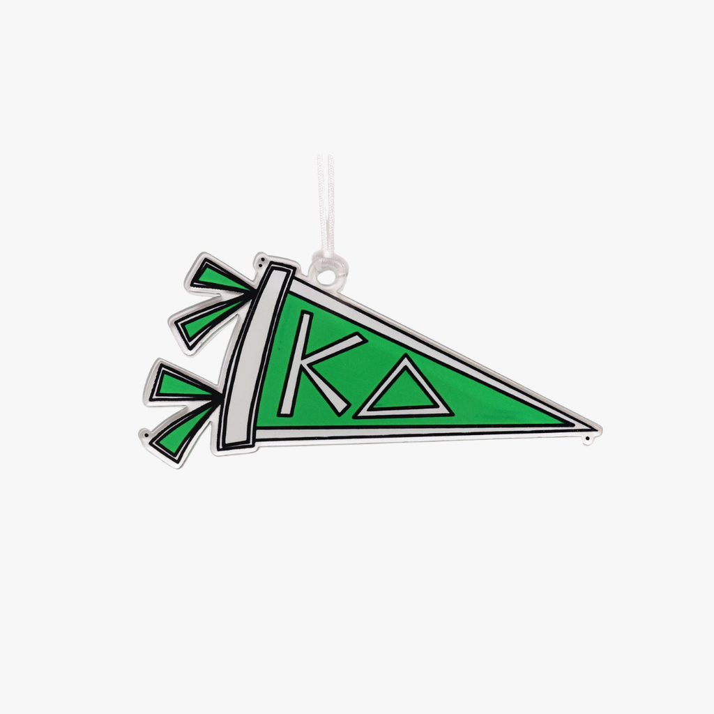 Kappa Delta Acrylic Pennant Ornament