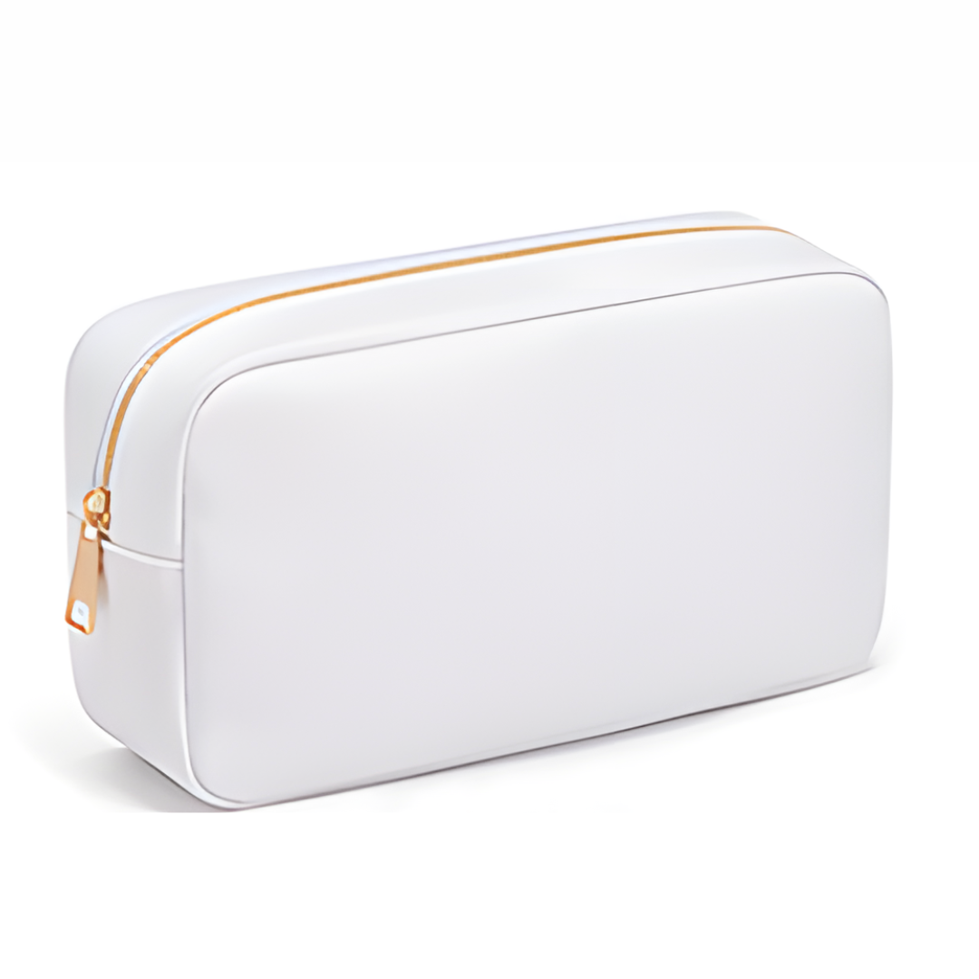 Customized Nylon Cosmetic Bag – White