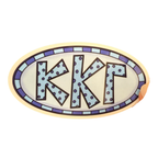 Sorority Sticker Oval Decal Kappa Kappa Gamma
