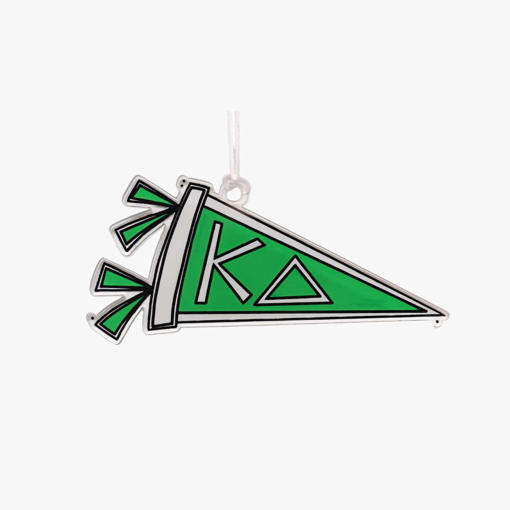 Kappa Delta Acrylic Pennant Ornament
