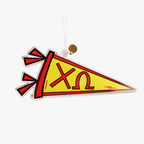 Alpha Phi - Acrylic Pennant Ornament