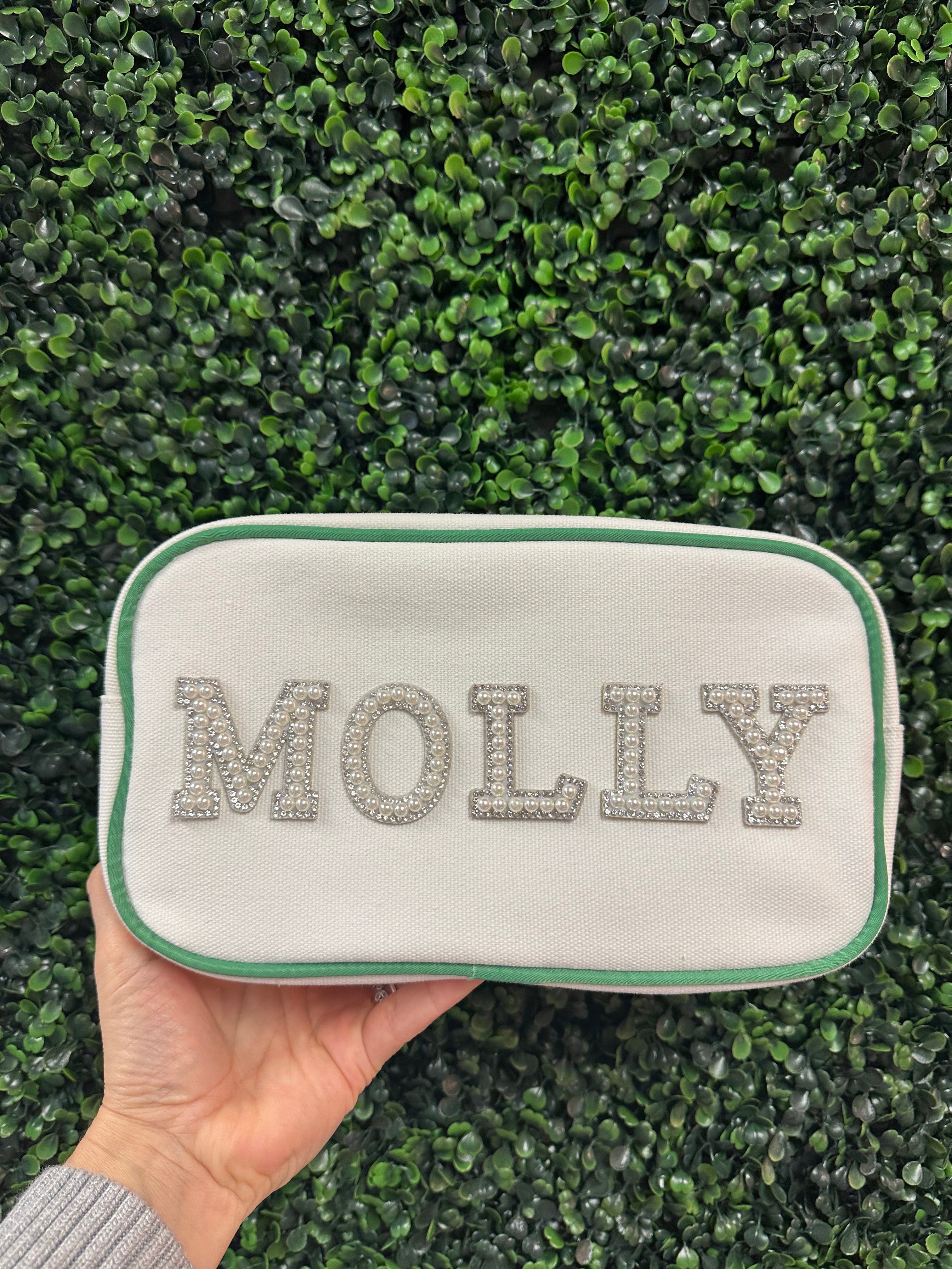Canvas Cosmetic Bag ~ Large