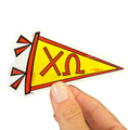 Sorority Sticker Pennant Decal