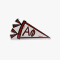 Alpha Phi Acrylic Pennant Ornament