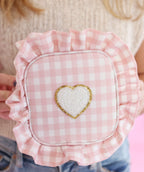 Ruffle Cosmetic Bag