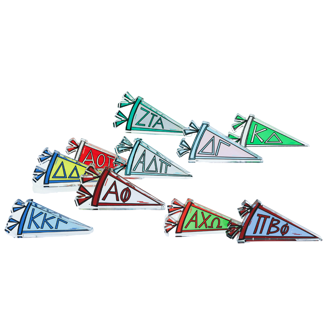 Sorority Acrylic Shelfie ~ Pennant