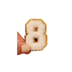 Glitter Chenille Numbers Self Adhesive