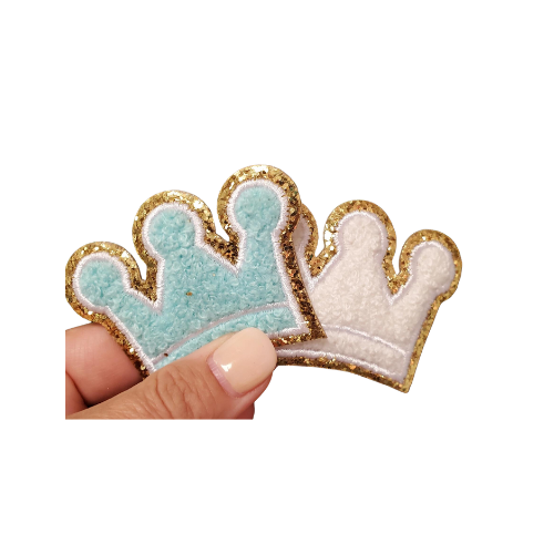 Crown Chenille Patch Princess