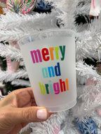 Christmas Holiday Frost Flex Cup set of 8