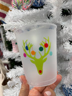 Christmas Holiday Frost Flex Cup set of 8