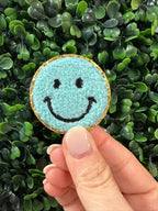 Smilie Face Chenille Patches