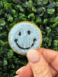 Smilie Face Chenille Patches