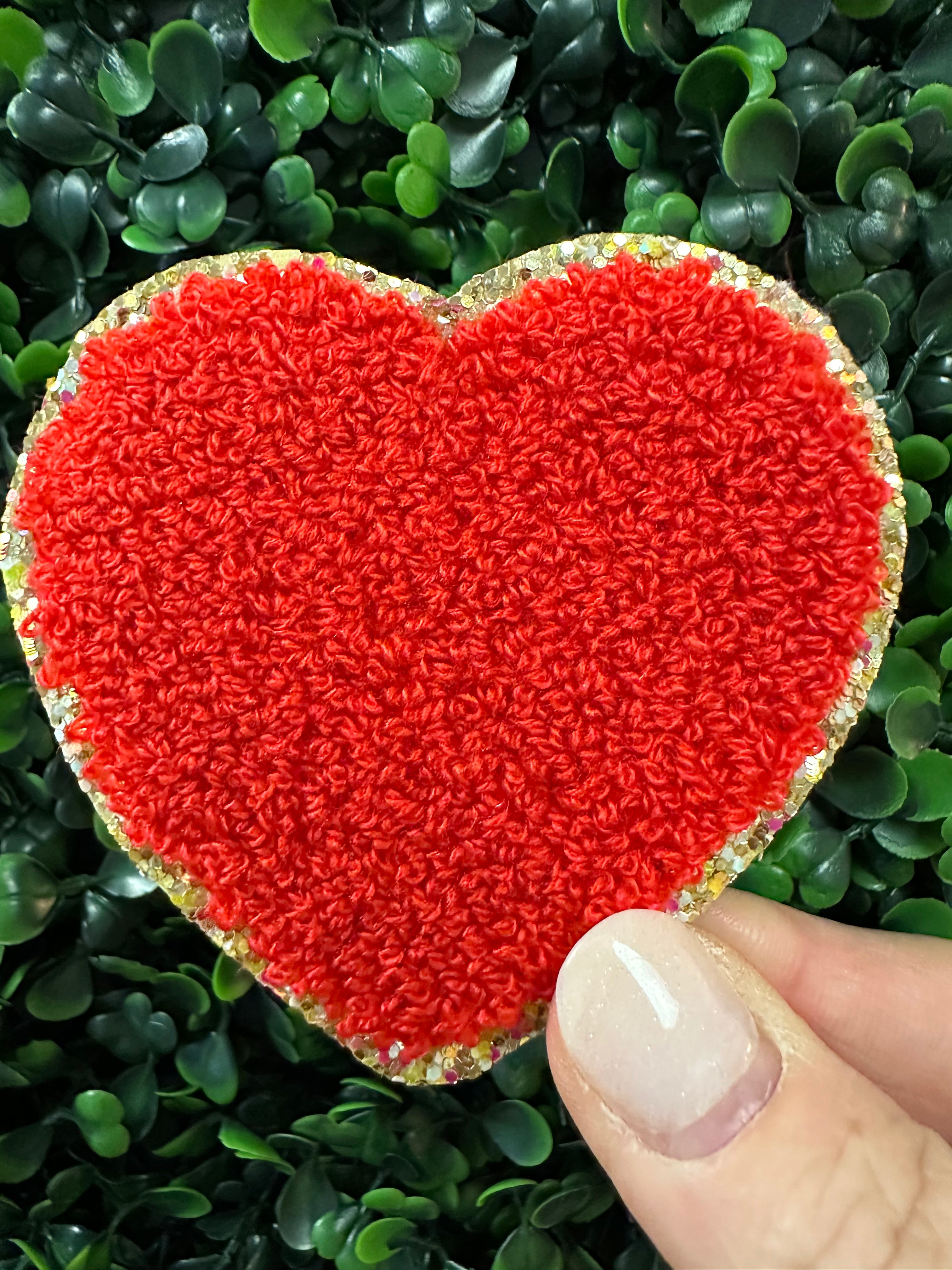 Heart Chenille Patch