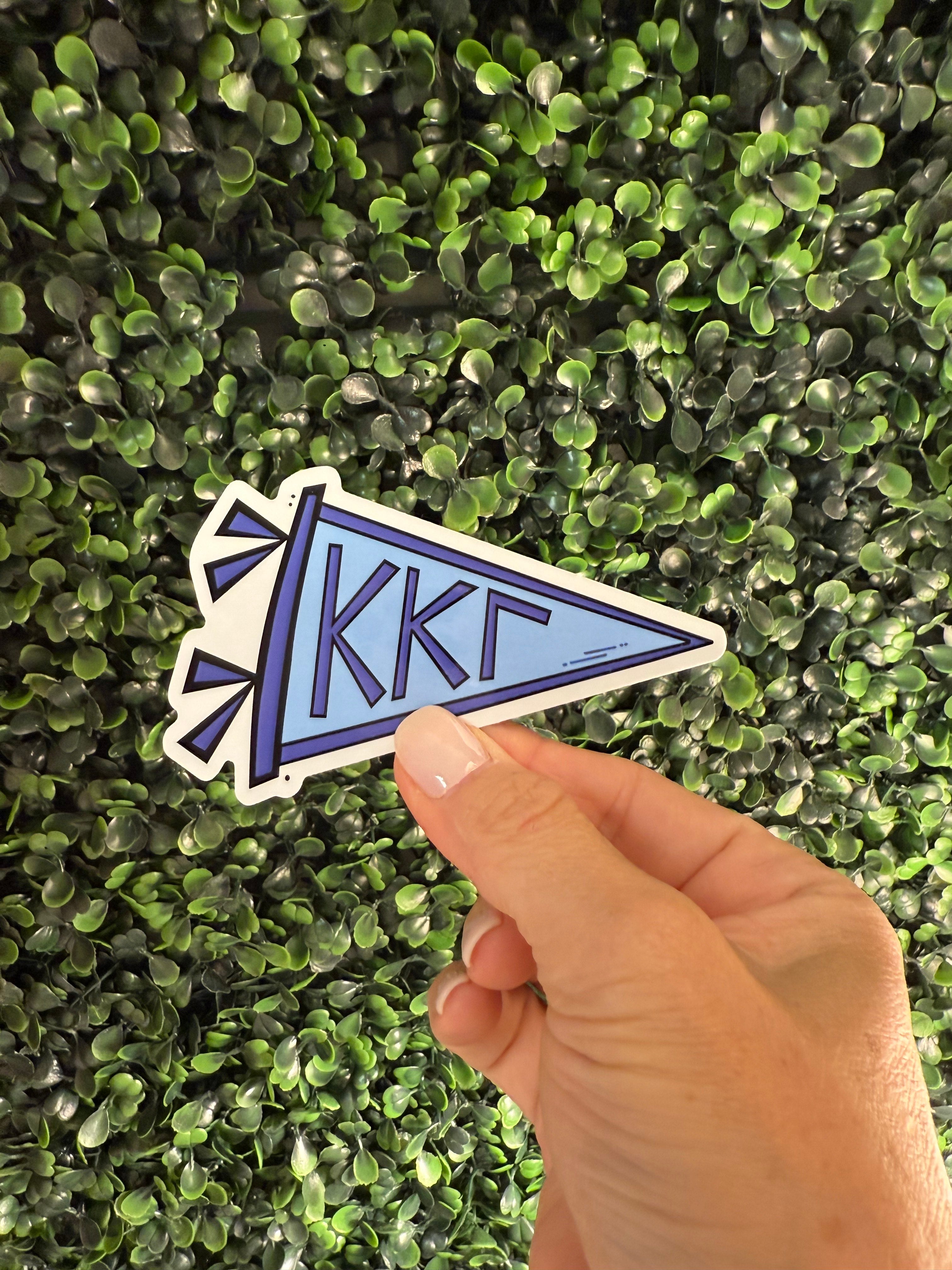 Sorority Sticker Pennant Decal