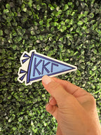 Sorority Sticker Pennant Decal