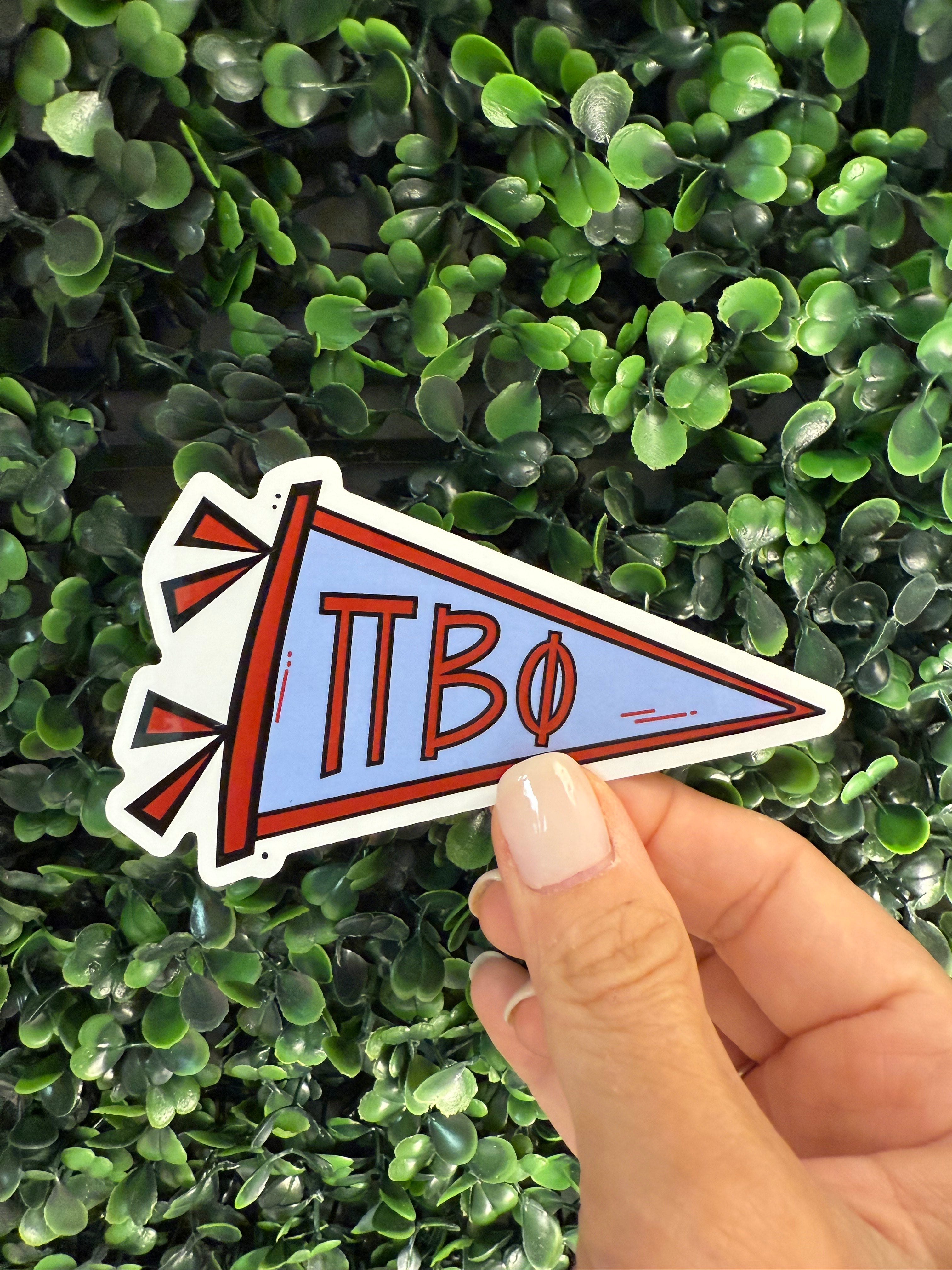 Sorority Sticker Pennant Decal
