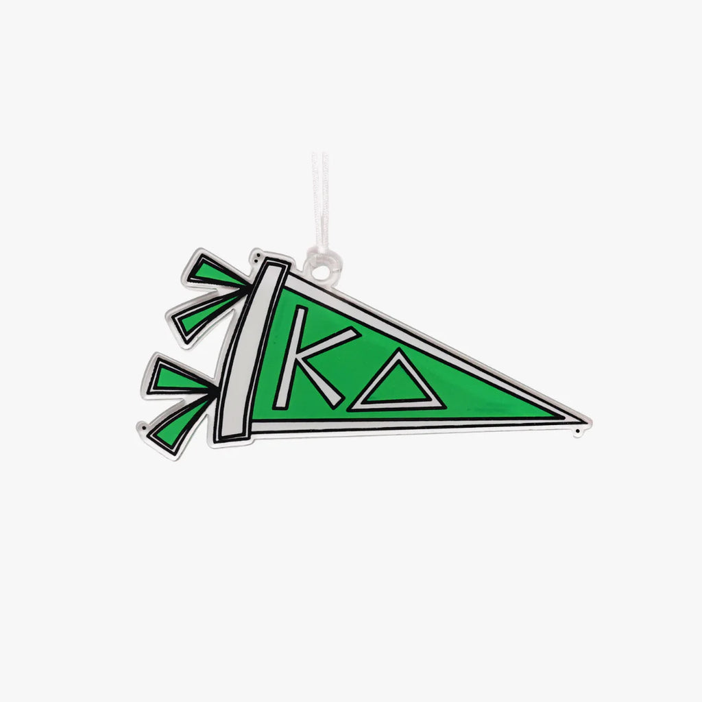 Alpha Phi - Acrylic Pennant Ornament