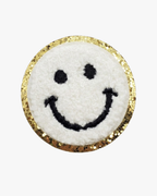 Smilie Face Chenille Patches