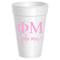 Phi Mu  - Styrofoam Cups - 10 pack