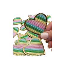 Load image into Gallery viewer, Rainbow Heart Patches
