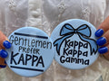 Kappa Kappa Gamma Sorority Game Day Button Mom Button