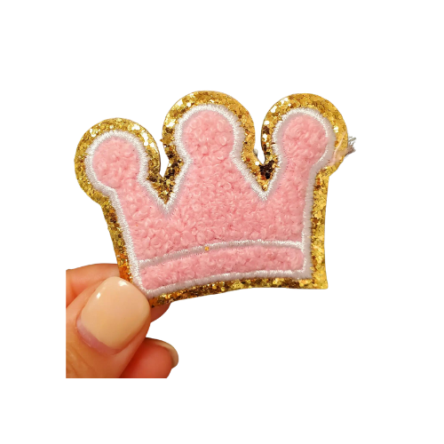Crown Chenille Patch Princess