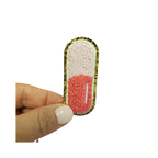 Pink Pill ~ Chenille Patch